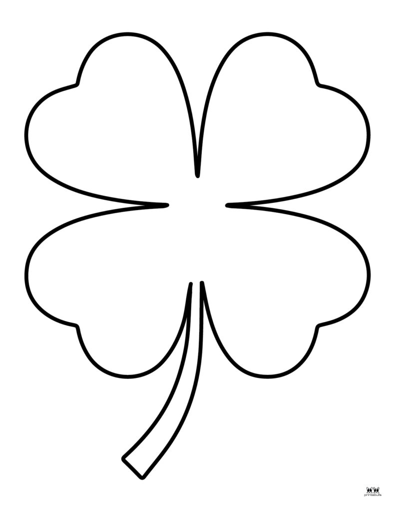 Shamrock Templates &amp;amp; Coloring Pages - 30 Free Printables | Printabulls with Full Page Free Printable Shamrock Template
