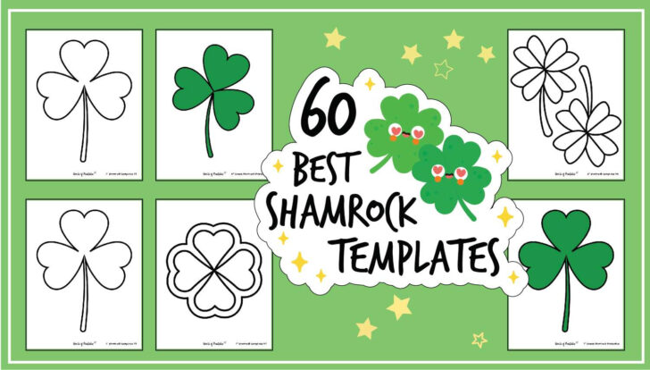 4 Inch Shamrock Template