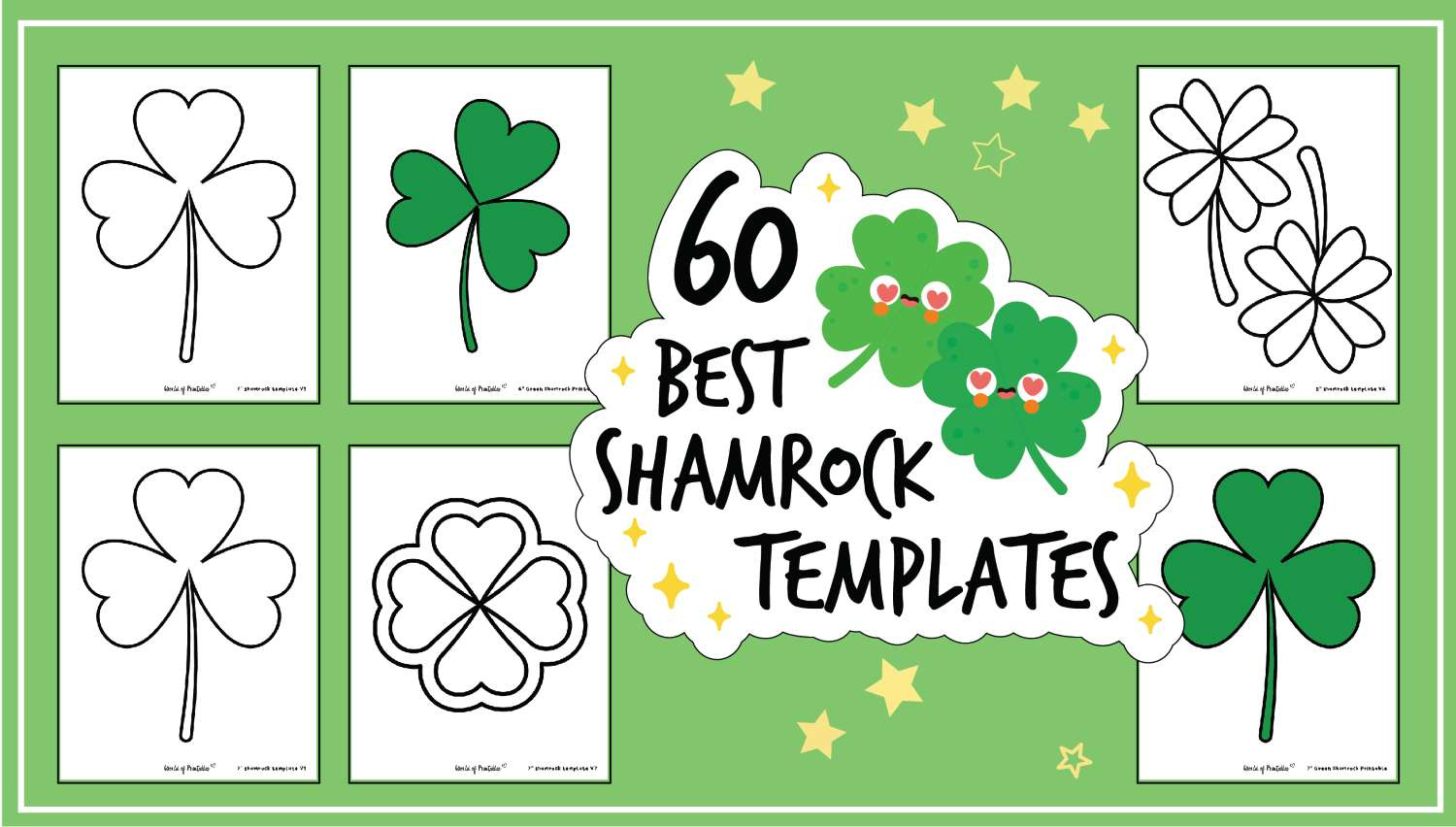 Shamrock Templates For Crafts - World Of Printables inside 4 Inch Shamrock Template