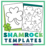 Shamrock Templates (Free Printables)   Superstar Worksheets Inside Printable Free Printable Shamrock Template