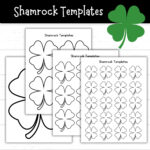Shamrock Templates, Printable Shamrocks For Crafts And Activities With Regard To Small Shamrock Template Printable