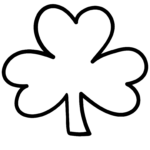 Shamrock Templates To Print   Crafty Morning In Template Of A Shamrock