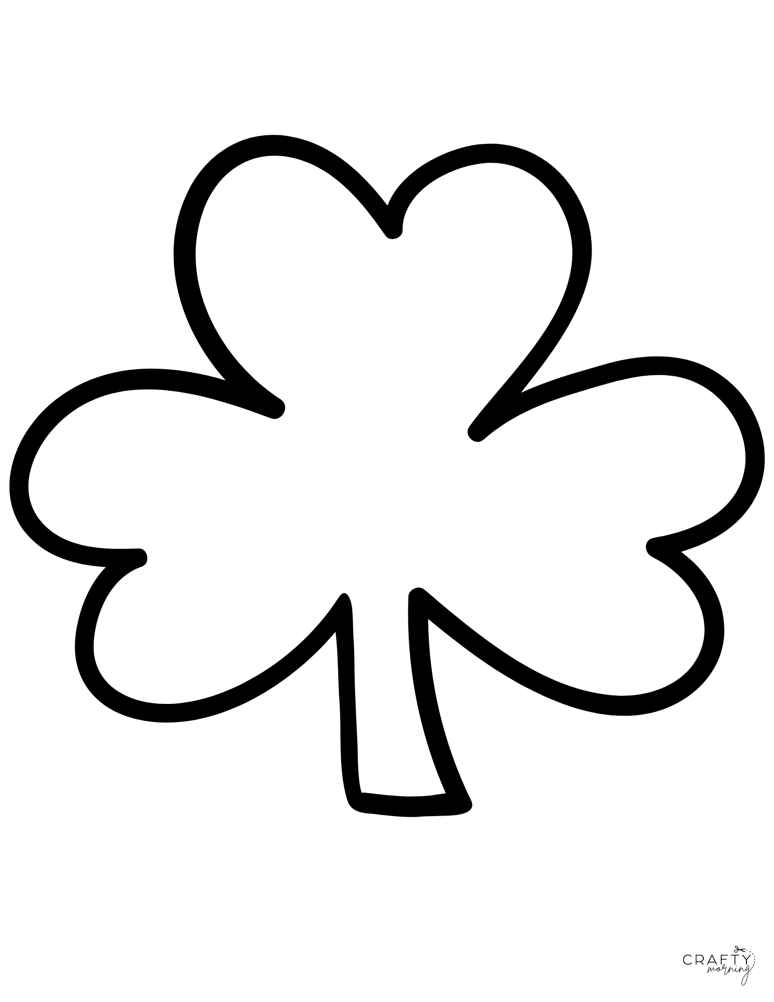 Shamrock Templates To Print - Crafty Morning regarding Template For a Shamrock