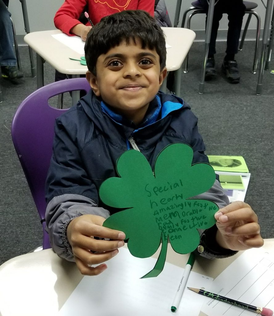 St. Patrick&amp;#039;S Day Acrostic Poems From The Students At A Grade regarding Shamrock Acrostic Poem Template