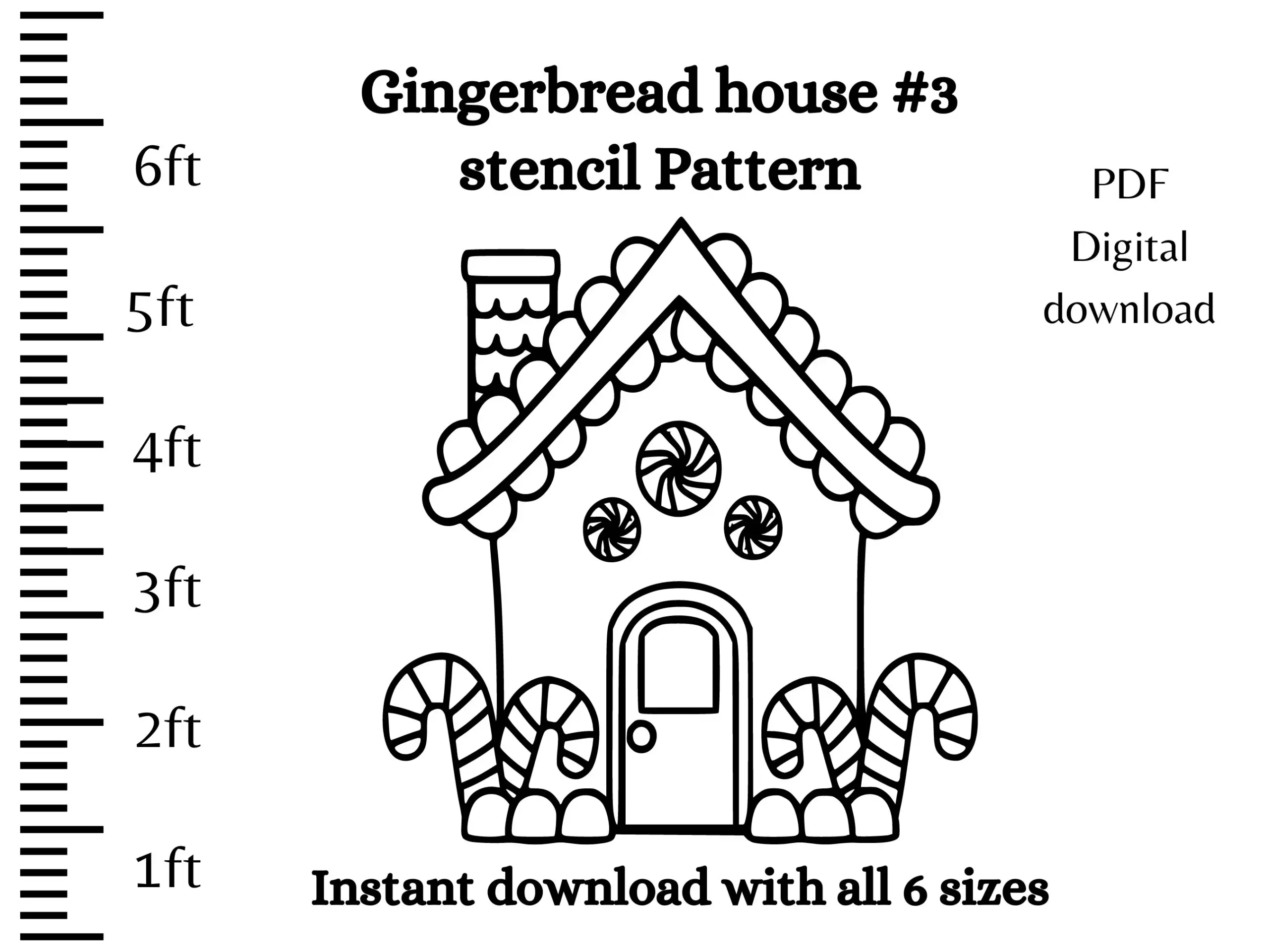1ft To 6ft Gingerbread House Pdf