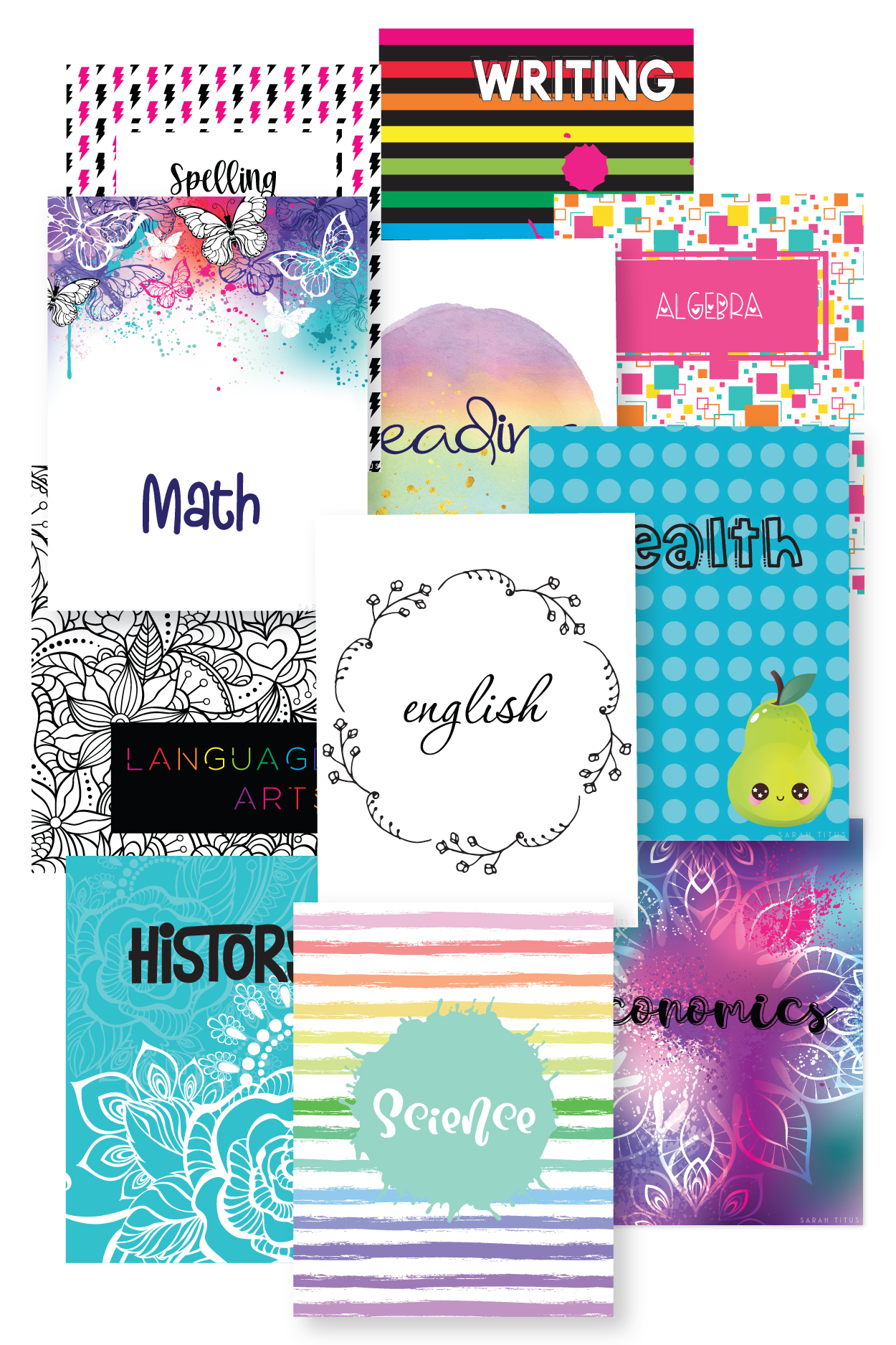 290 Free Printable Binder Covers For Kids