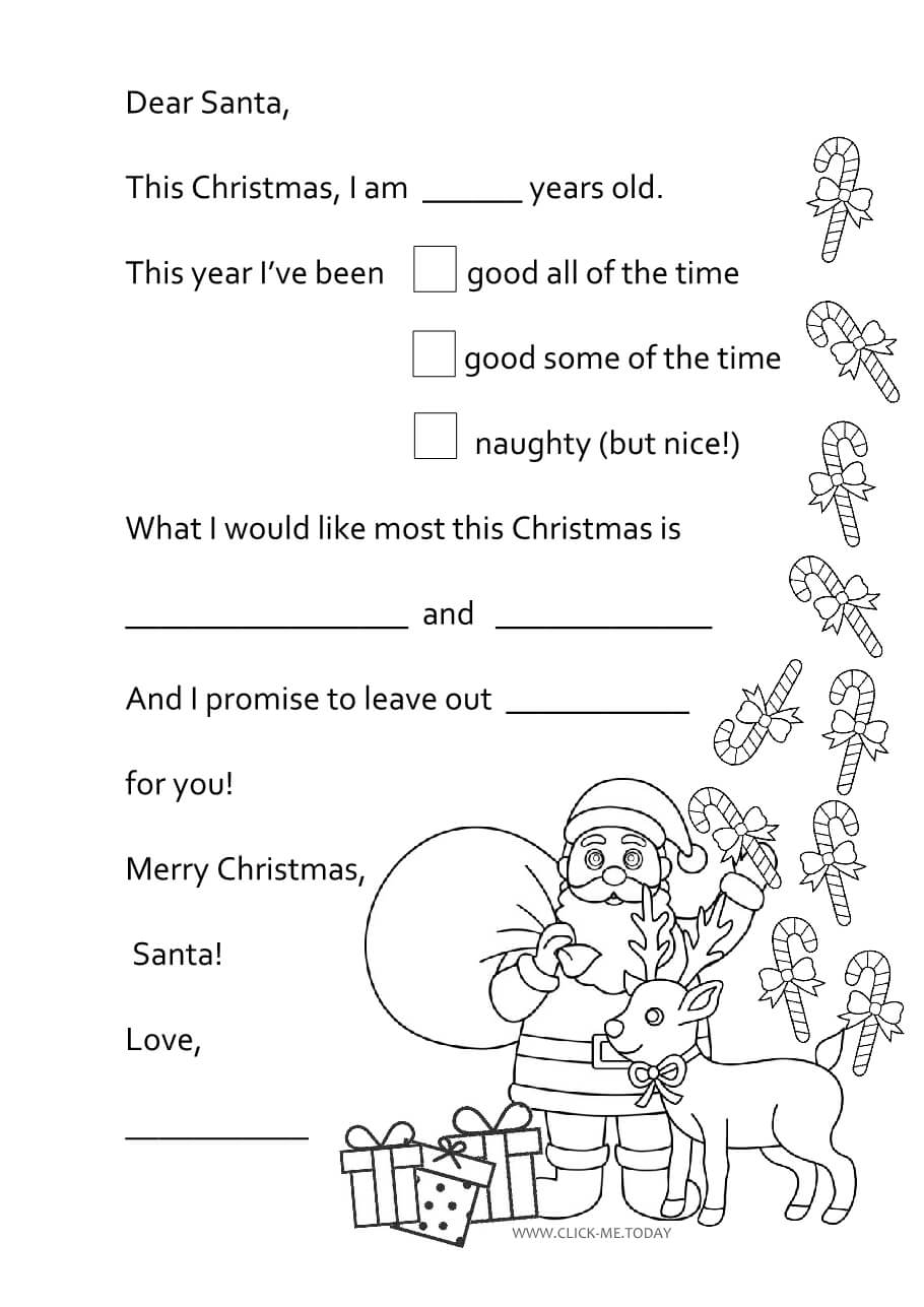 3195 Free Printable Letter To Santa Writing Set Black White Pdf 3195 Free Printable Letter To Santa Writing Set Black White Pdf