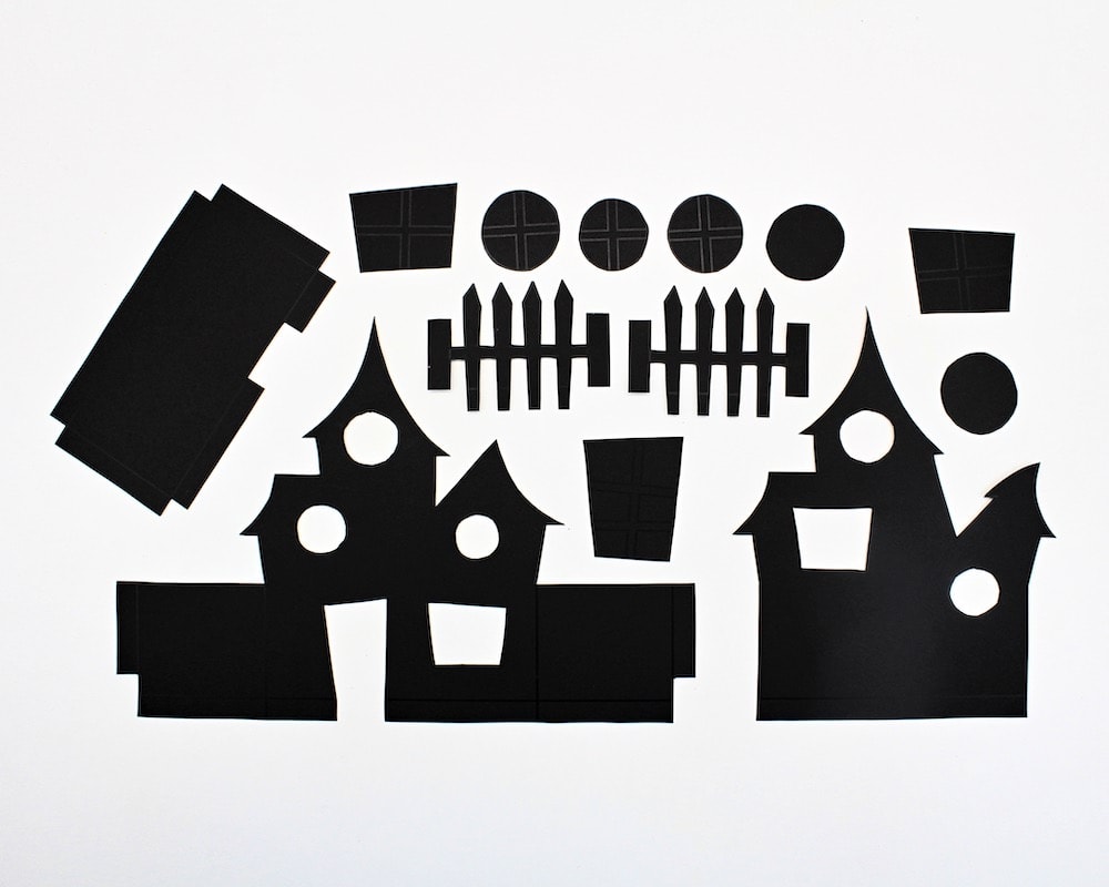 3d Paper Haunted House