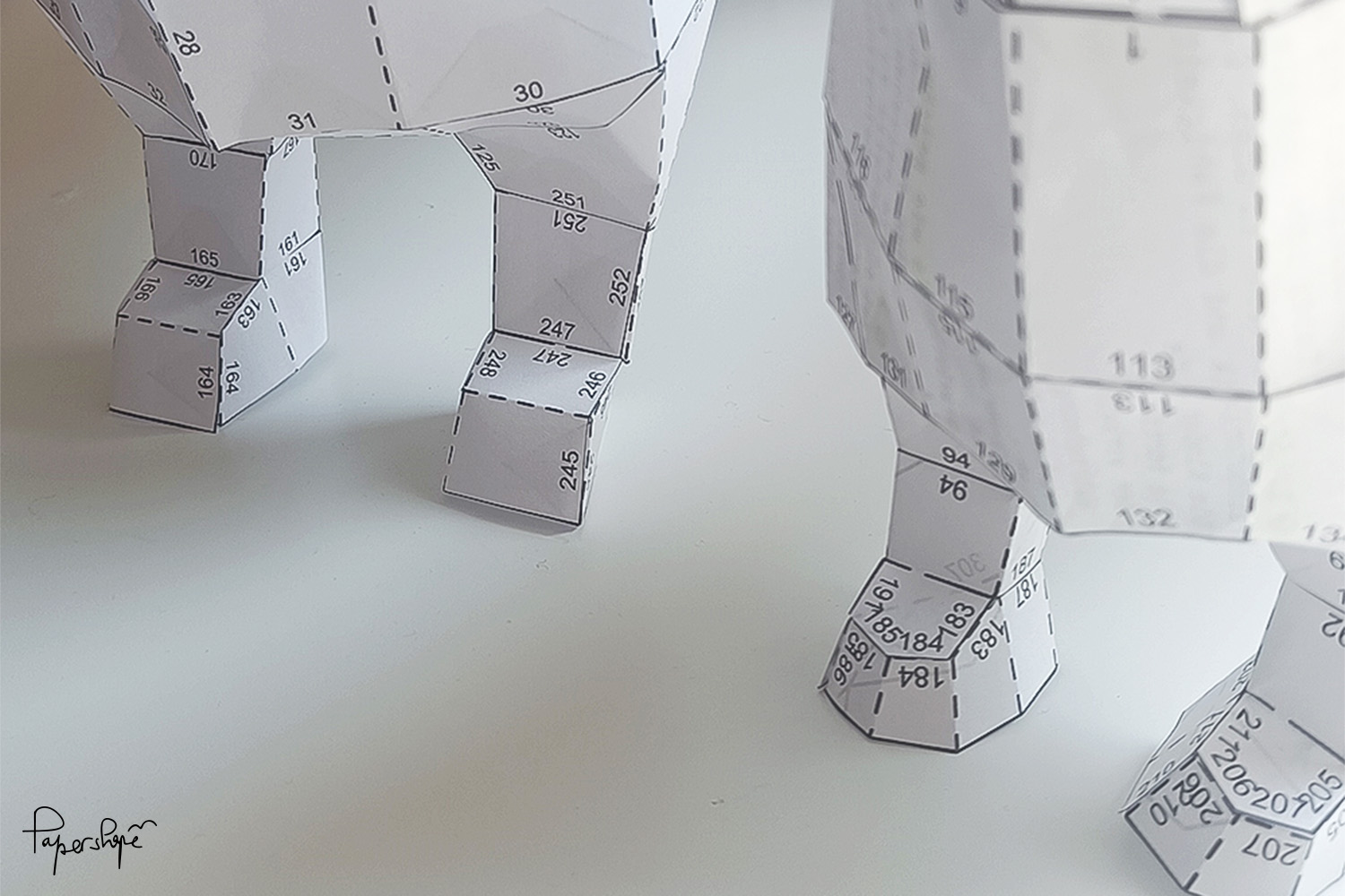 printable 3d paper crafts templates free