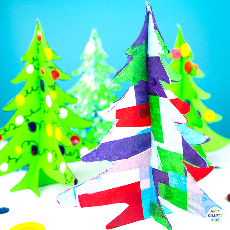 free printable 3d christmas tree templates free printable 3d christmas tree templates