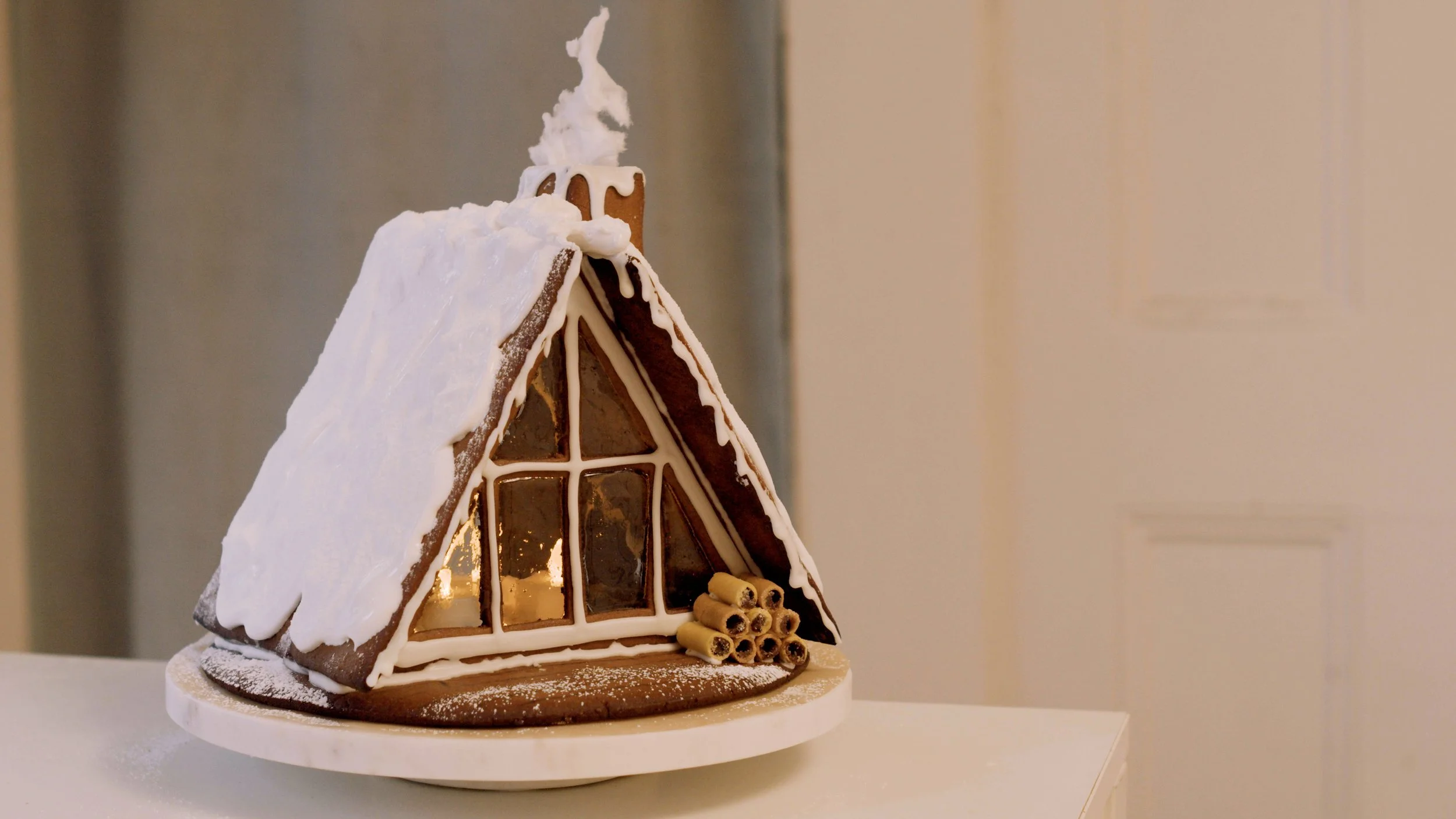 A Delicious Gingerbread A Frame Cabin A Delicious Gingerbread A Frame Cabin