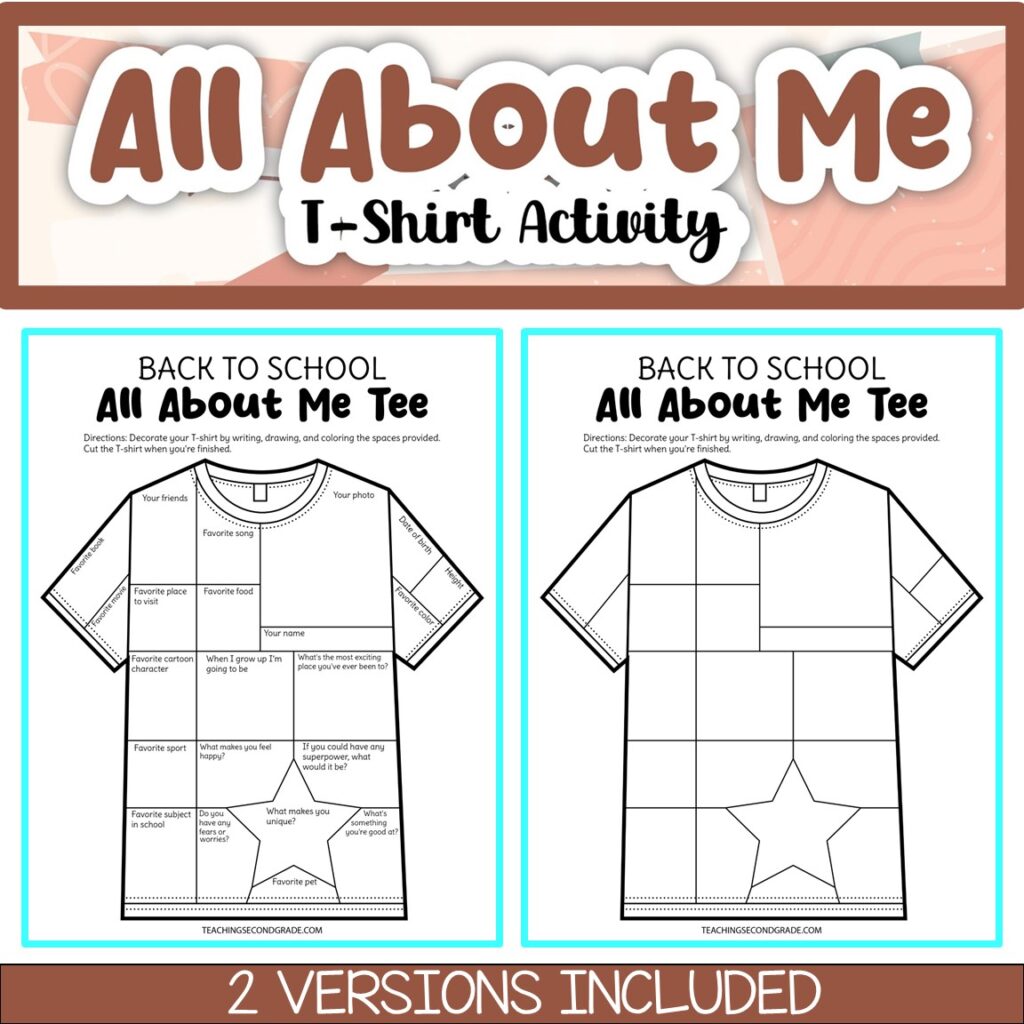All About Me Tshirt