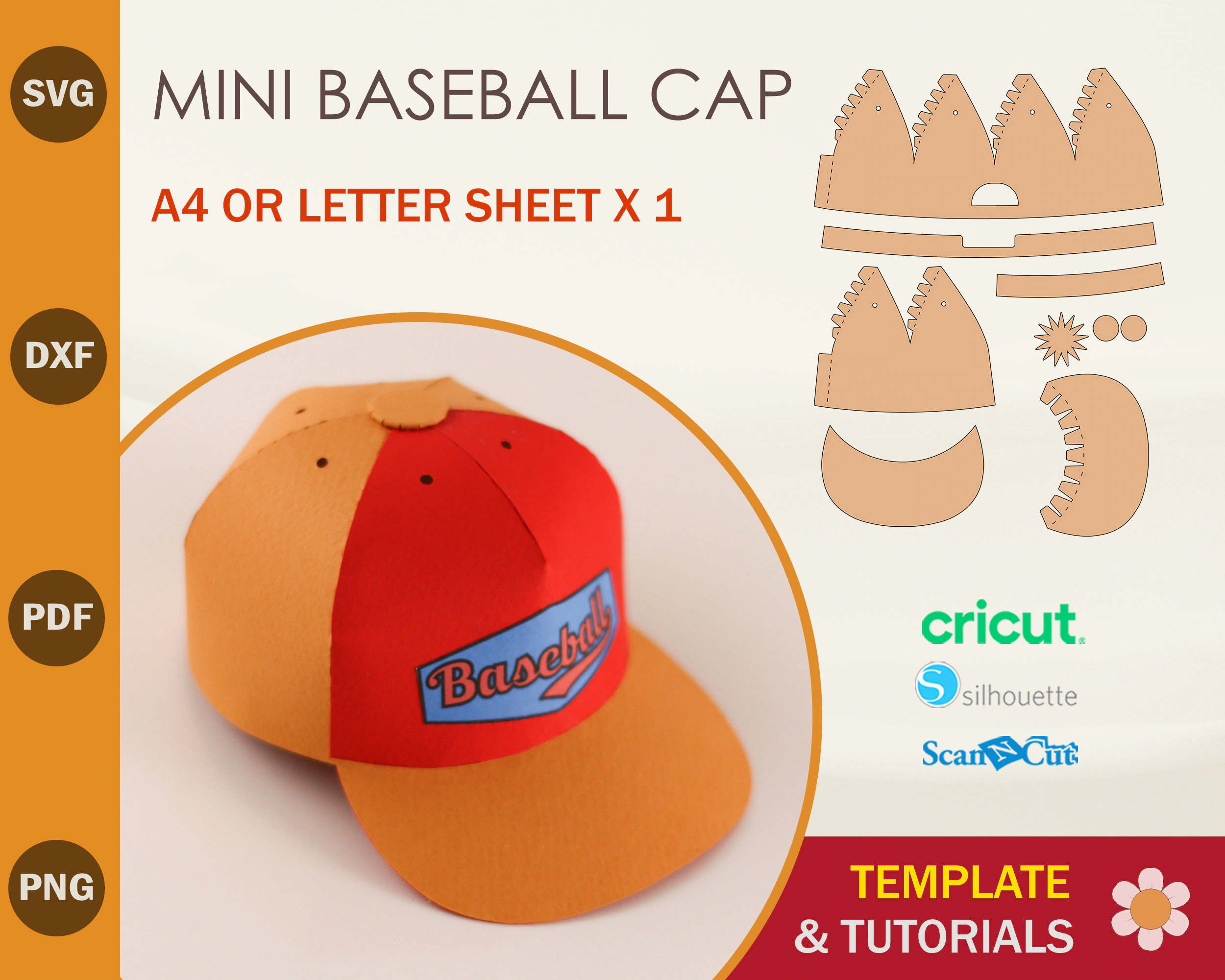 Baseball Cap Template Printable