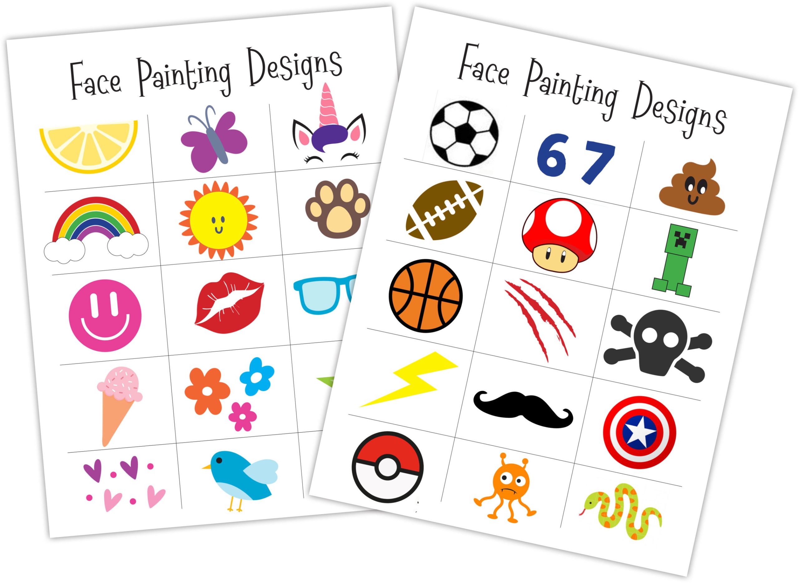 Beginner Face Painting Ideas Kids