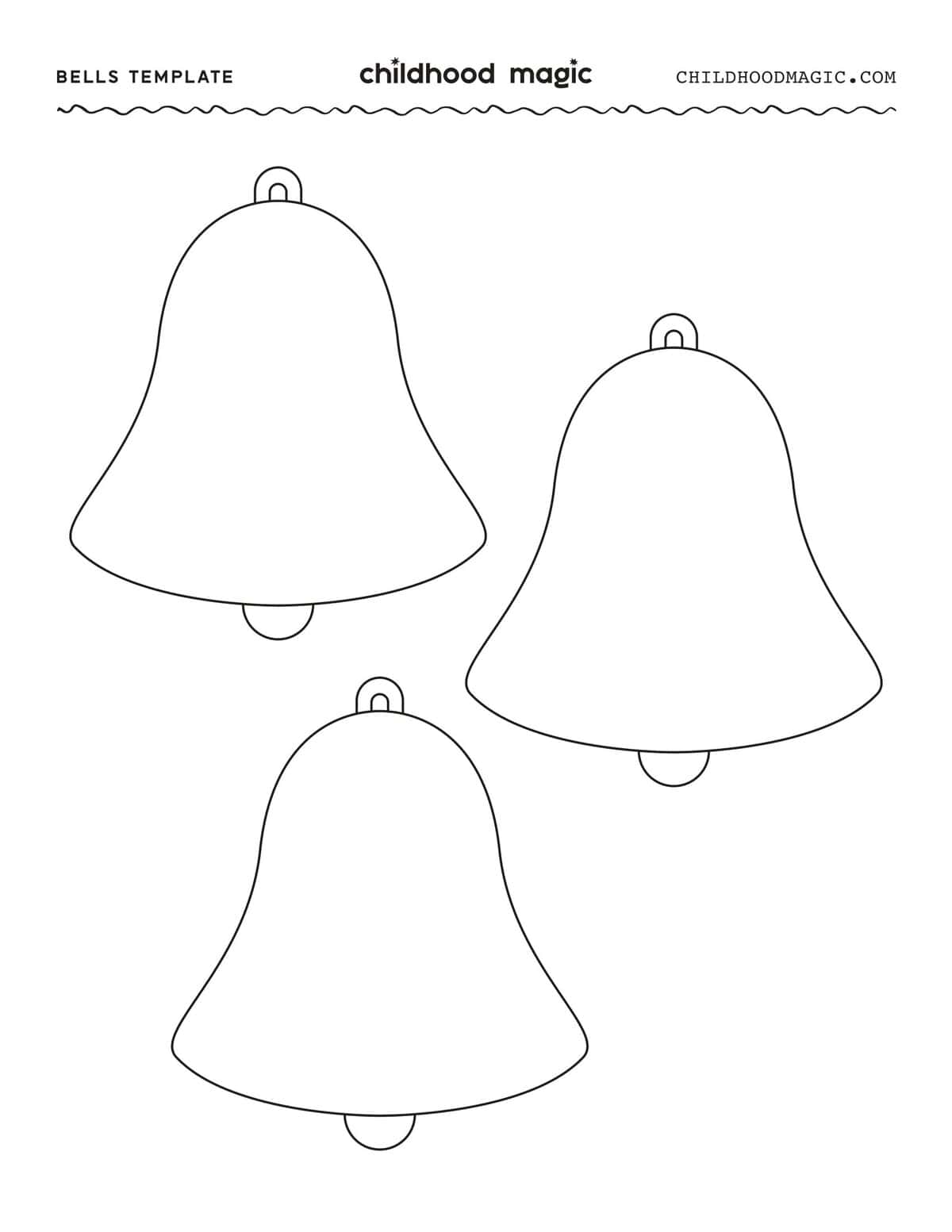 Bell Printable Free Template