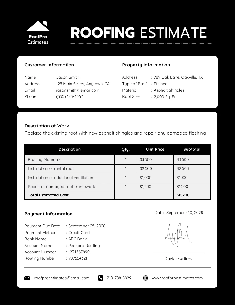 Black And White Roof Estimate 3de9e2e8 5e60 4322 A444 B5884a31d572