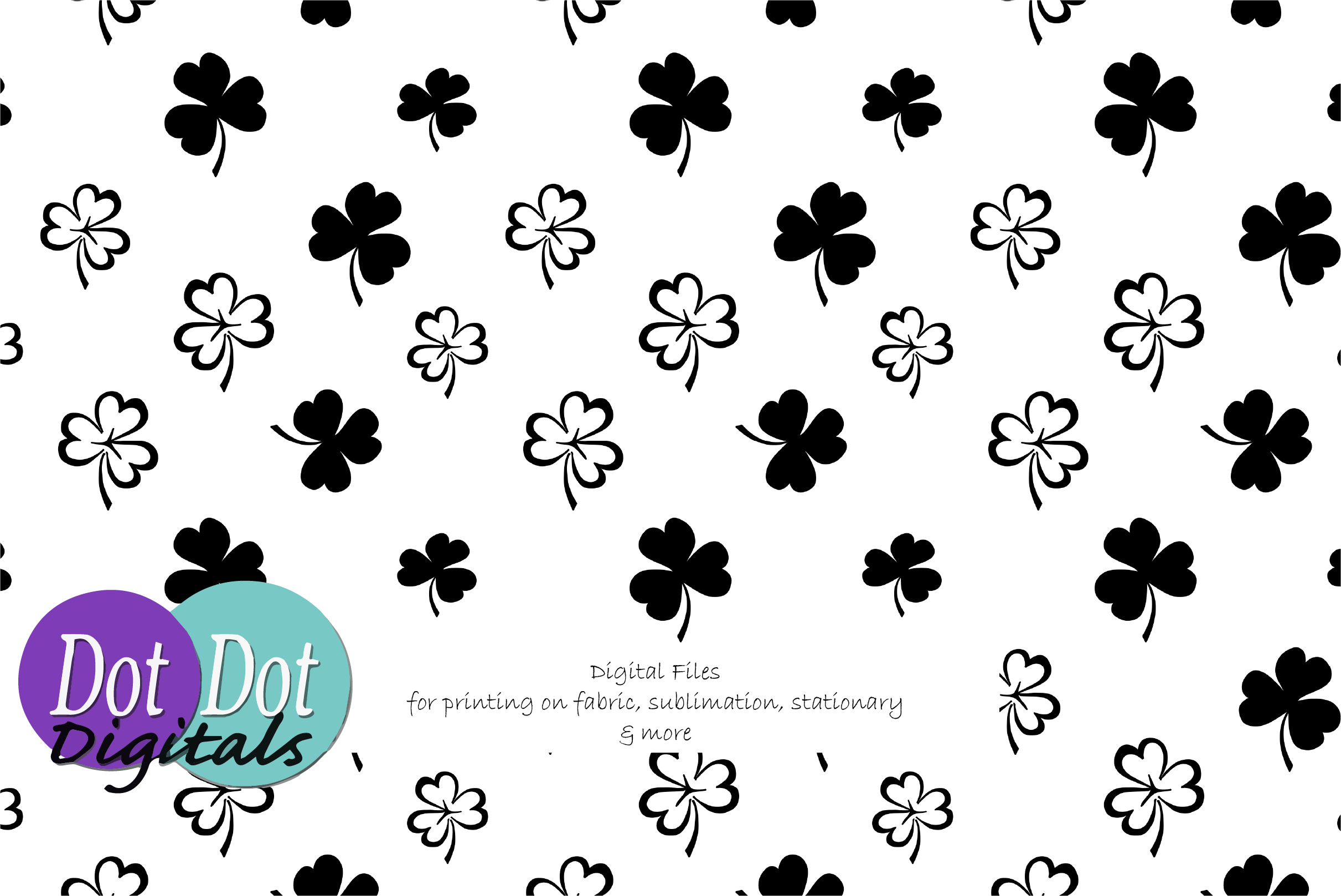 black and white shamrock template black and white shamrock template