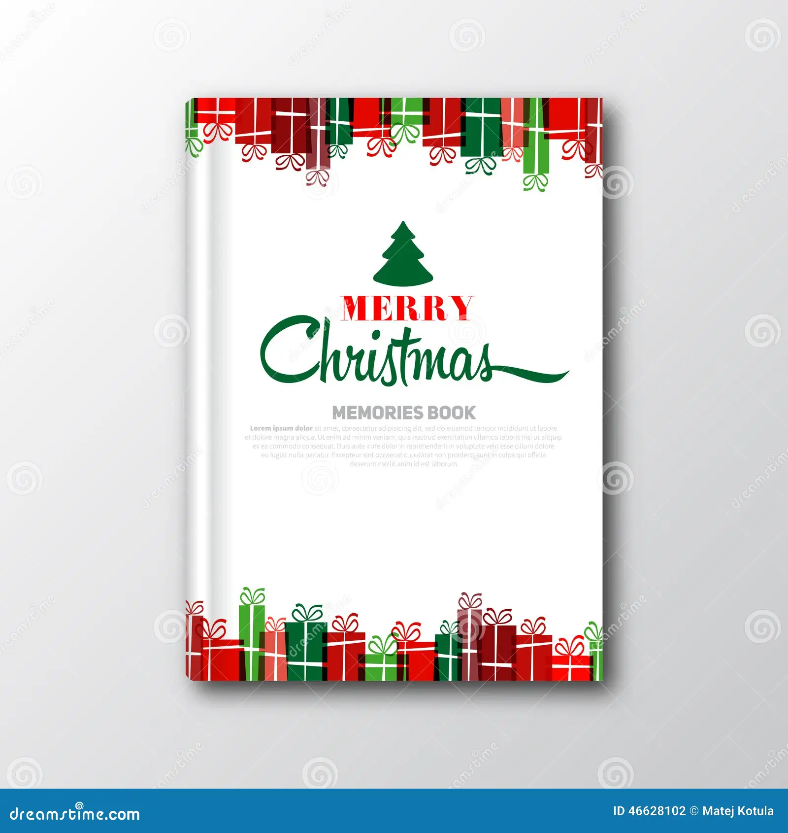 Book Christmas Cover
