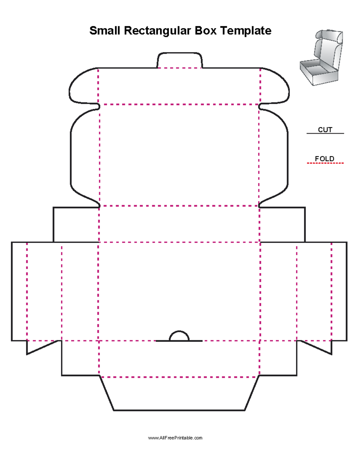 printable rectangular box template printable rectangular box template