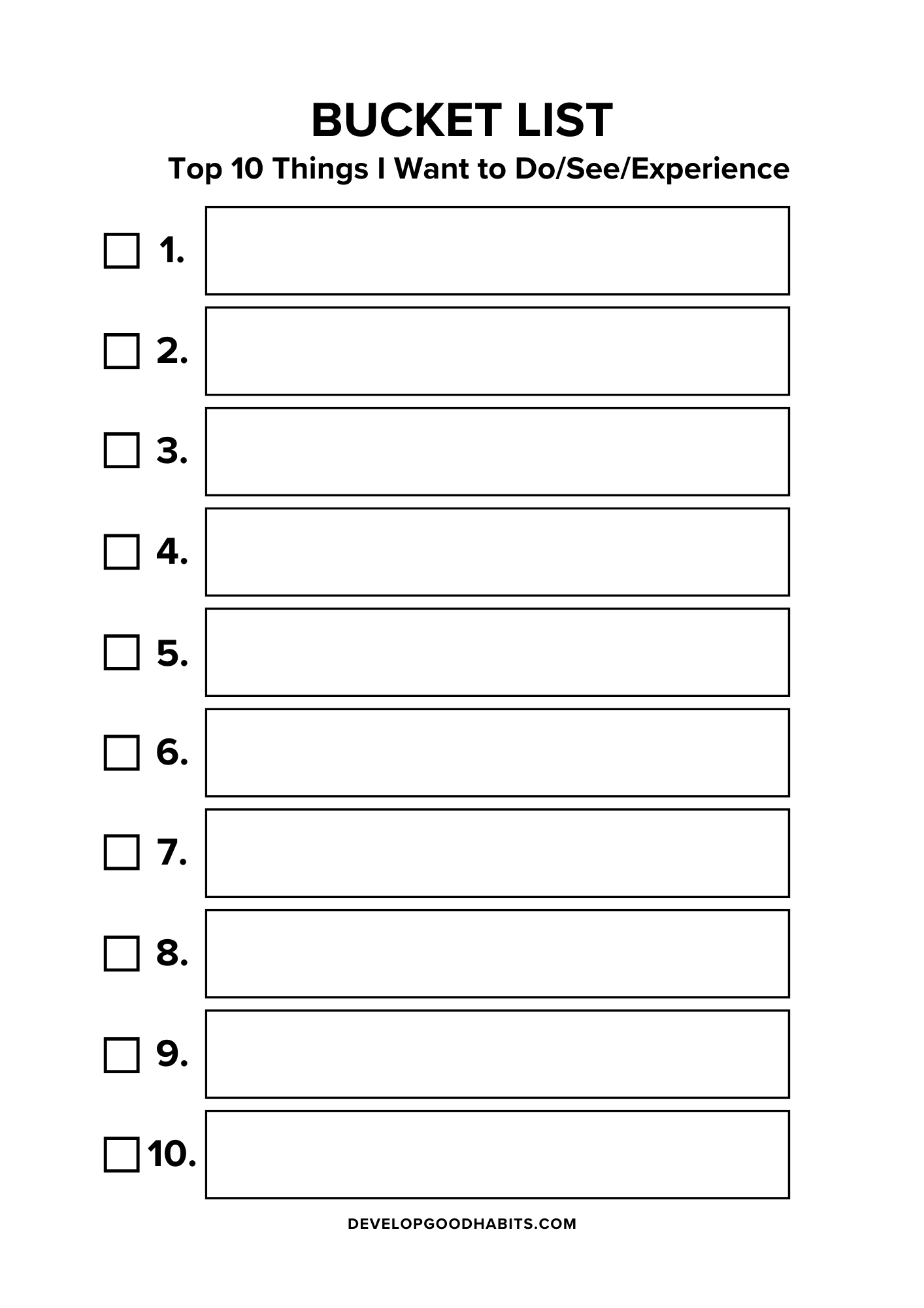 Bucket List Templates Jp3 Bucket List Templates Jp3