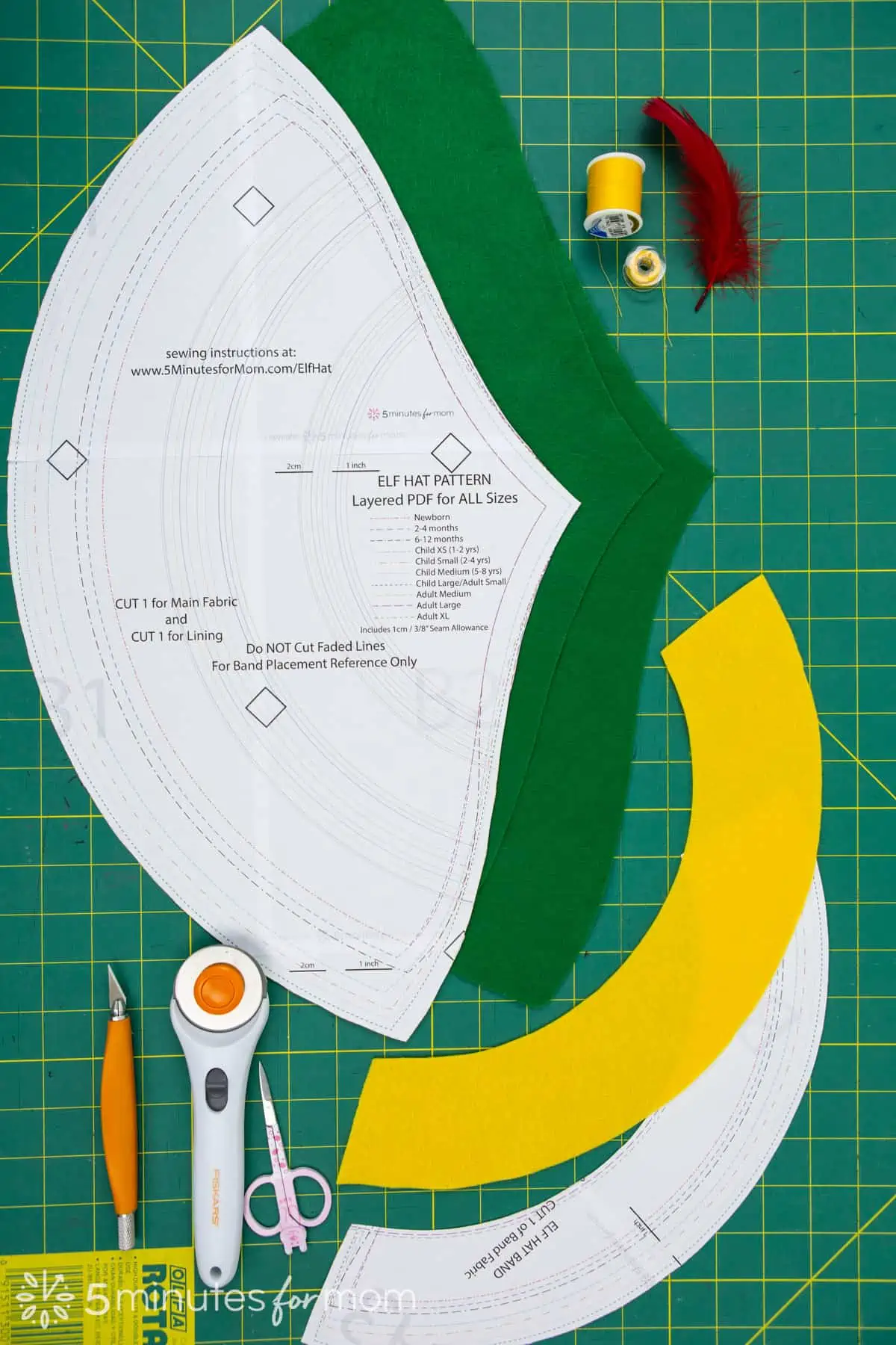 elf hat printable template elf hat printable template