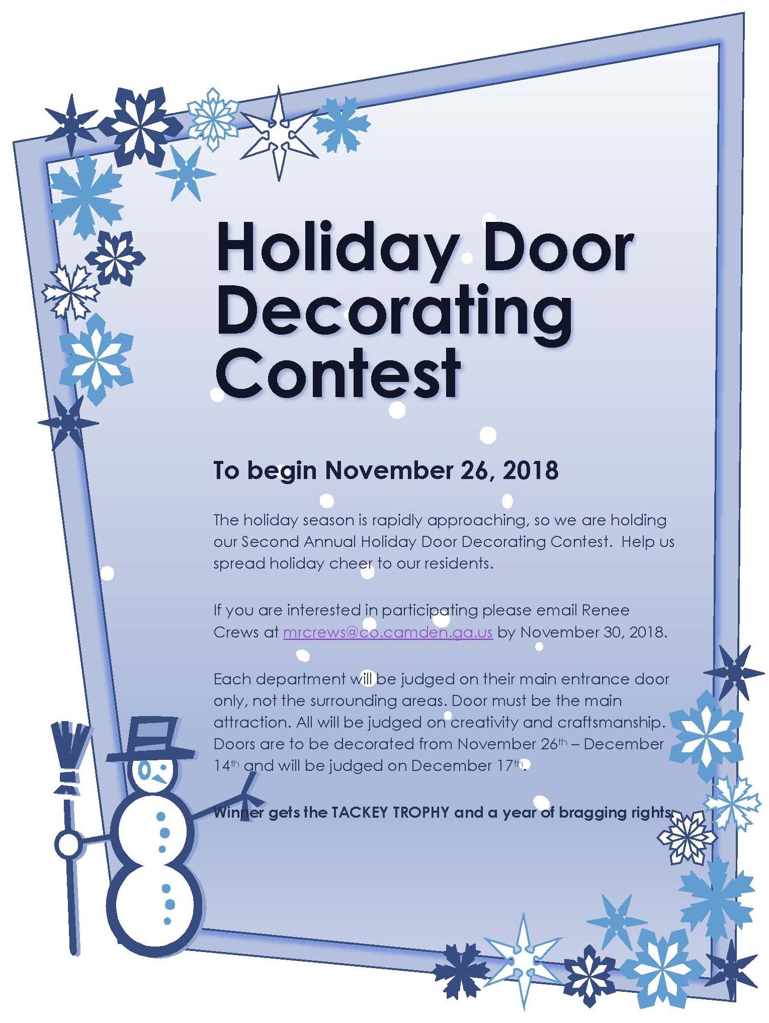 christmas door decorating contest flyer template christmas door decorating contest flyer template