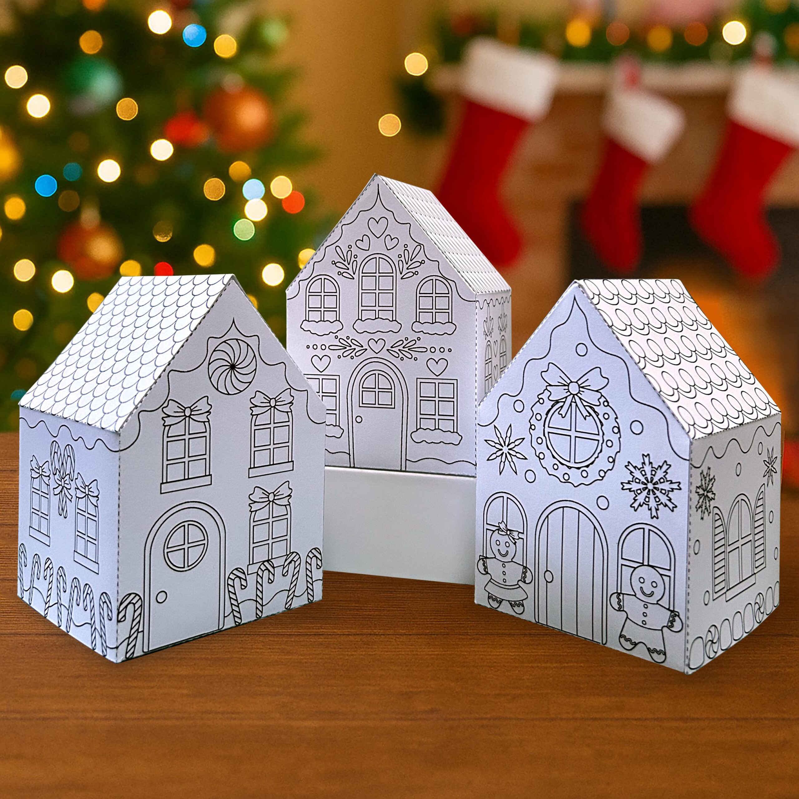 Cardboard Christmas House Templates Cardboard Christmas House Templates