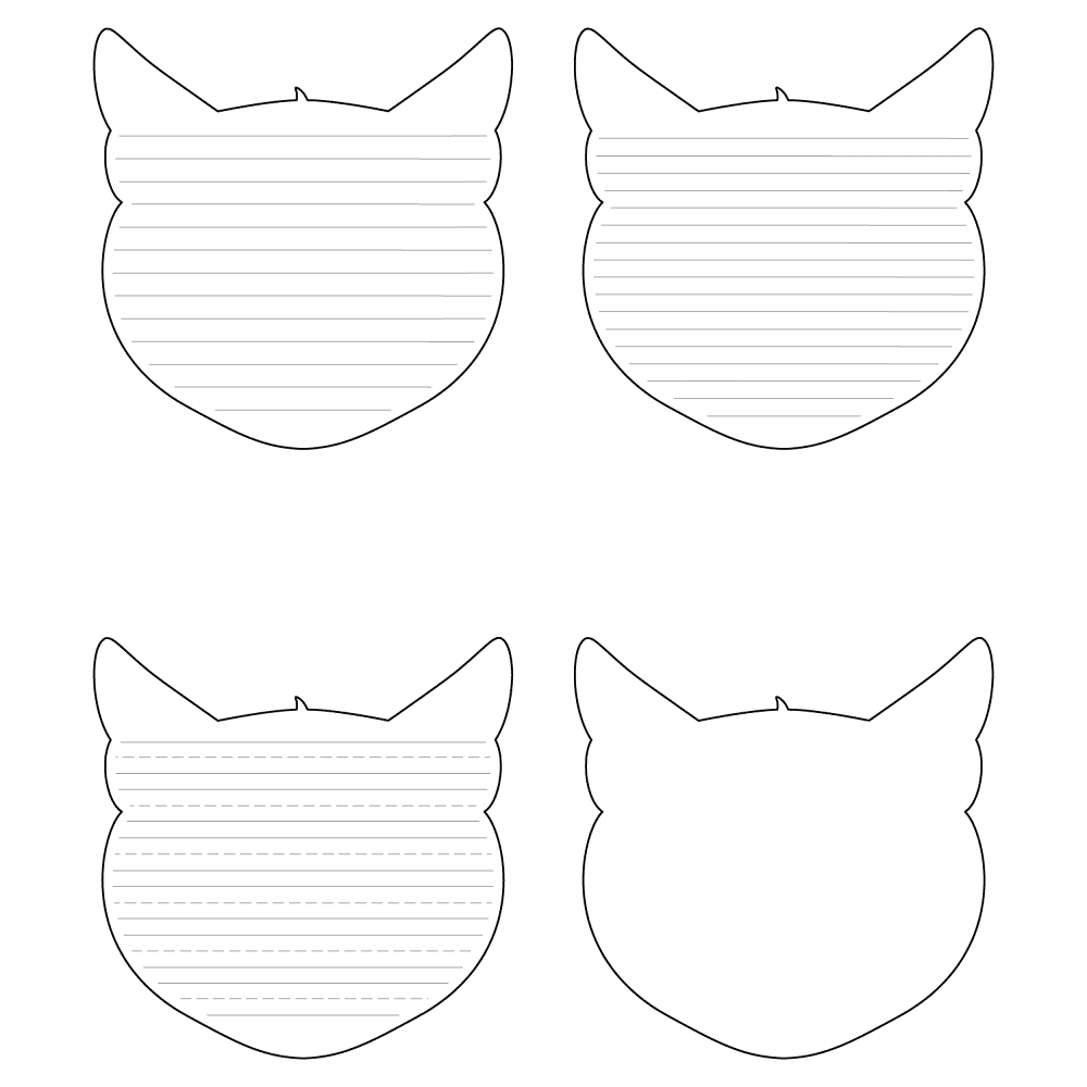 printable cat face template printable cat face template