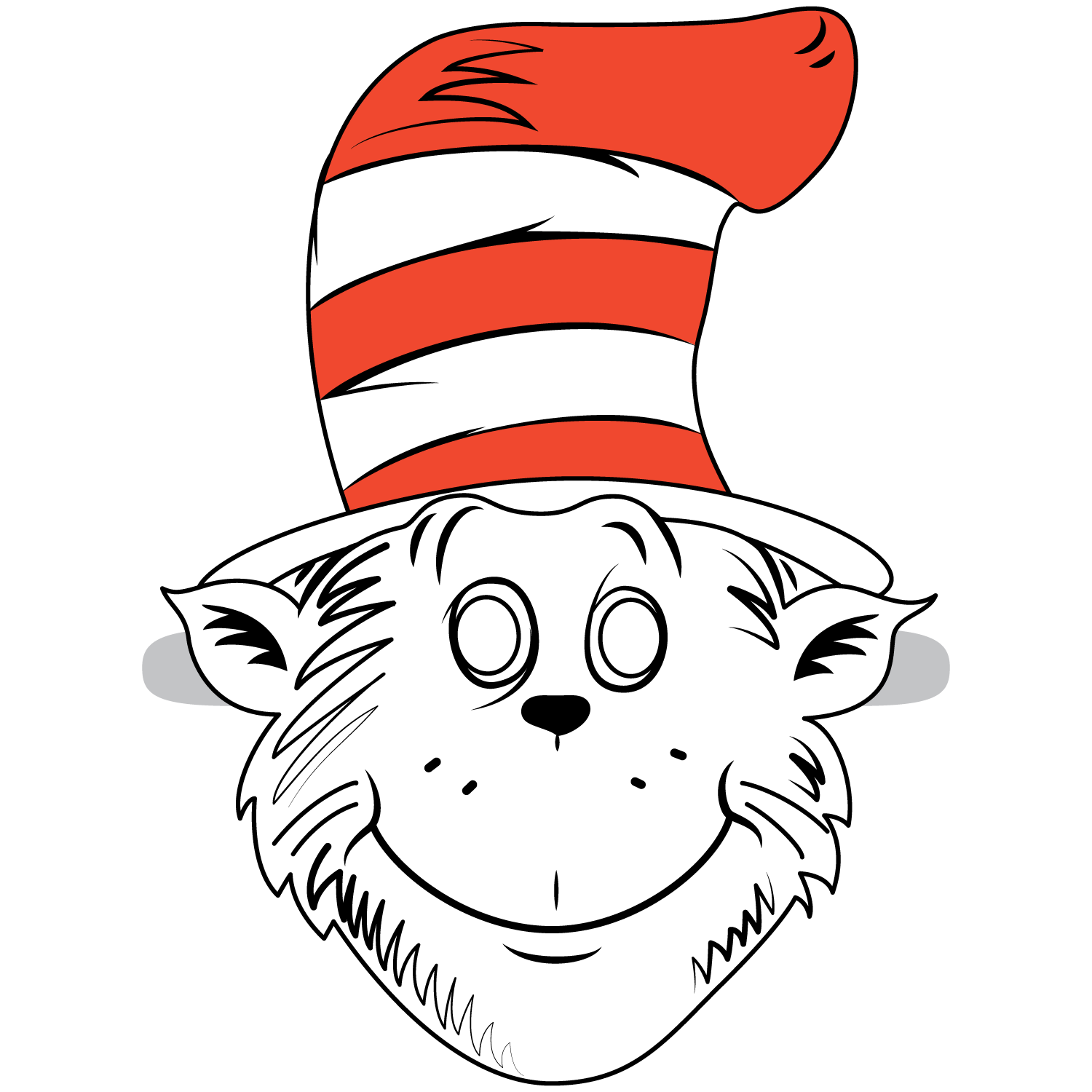 cat in the hat printable hat template cat in the hat printable hat template