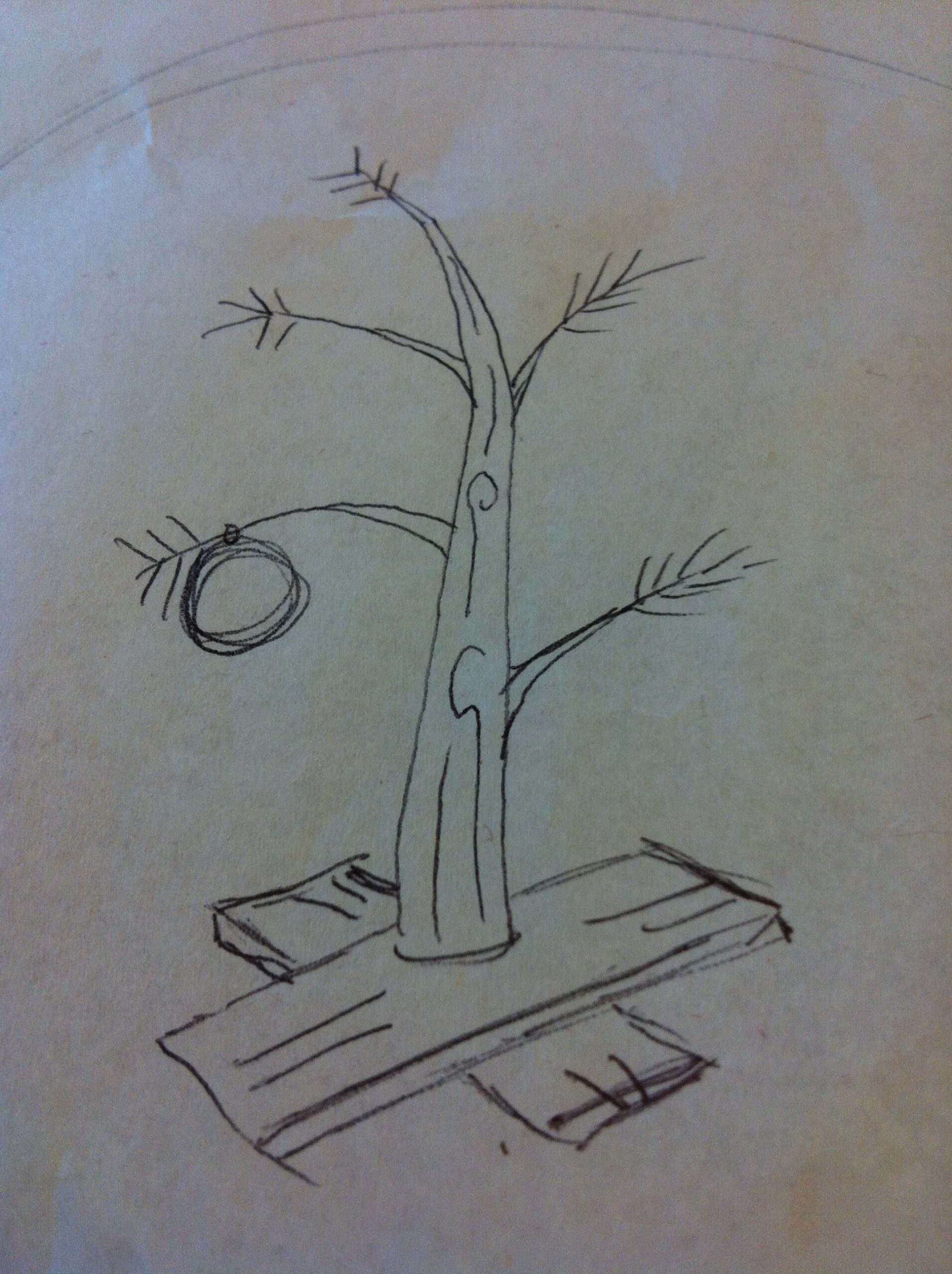 charlie brown christmas tree template