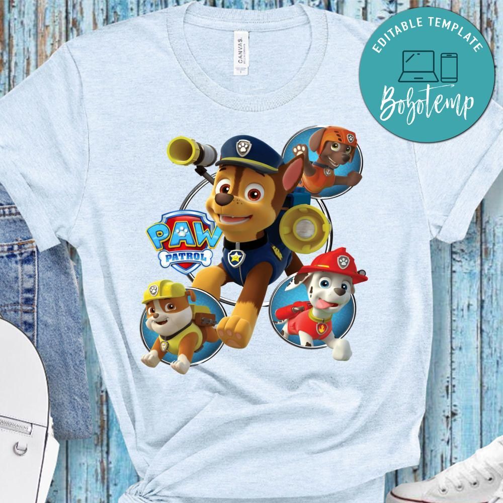 Chase Paw Patrol Birthday Png File Template Chase Paw Patrol Birthday Png File Template
