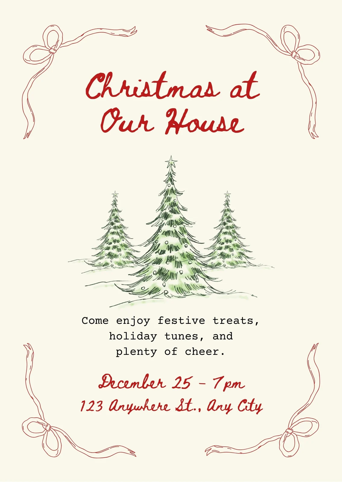 christmas party save the date free templates
