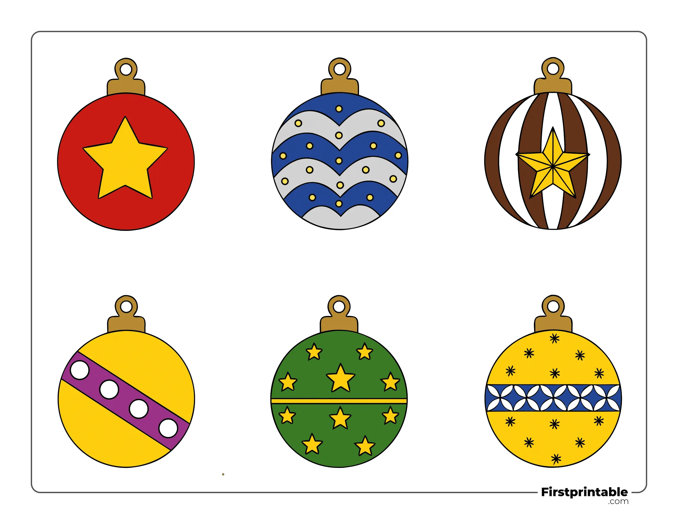 Christmas Ball Template Christmas Ball Template