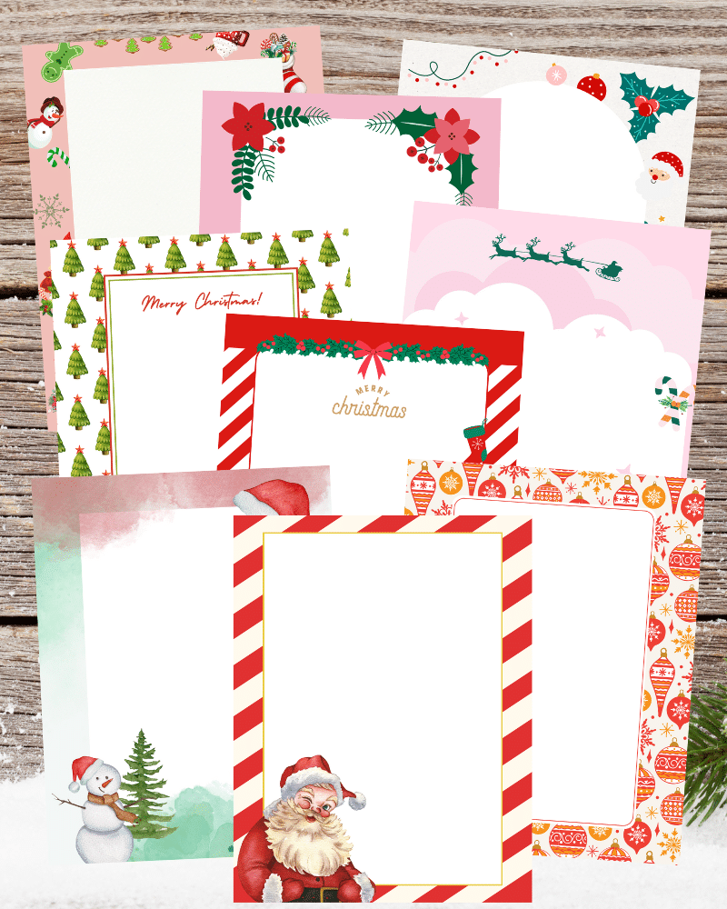 Christmas Border Paper Free Printable