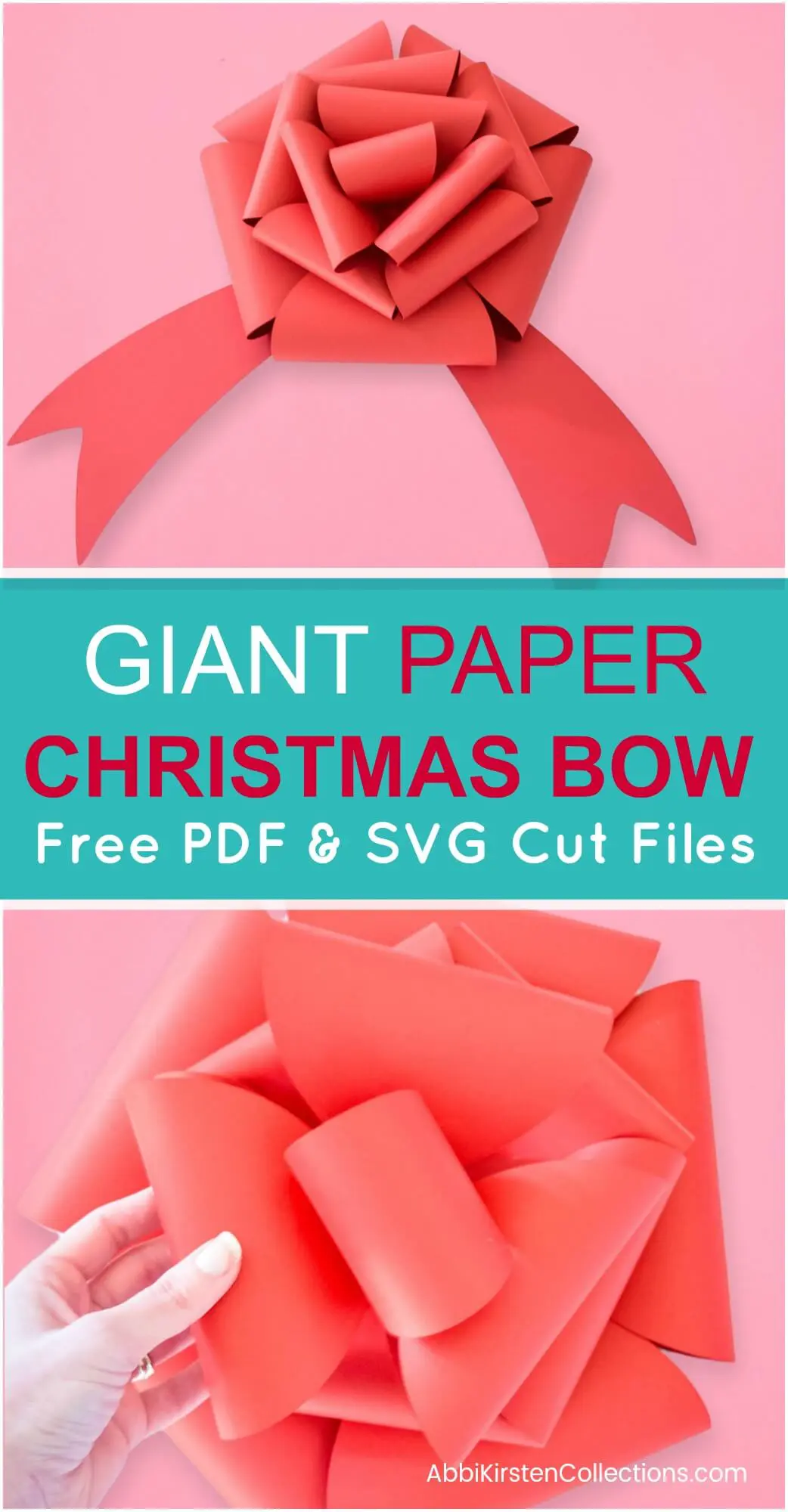 Christmas Bow Template