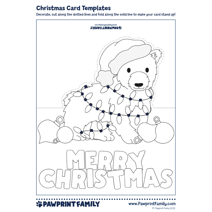 christmas card a4 template christmas card a4 template
