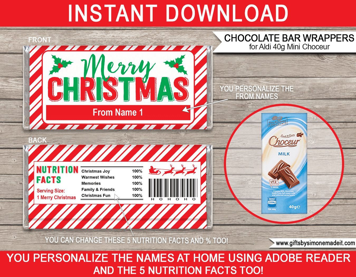 christmas candy bar wrapper template free christmas candy bar wrapper template free