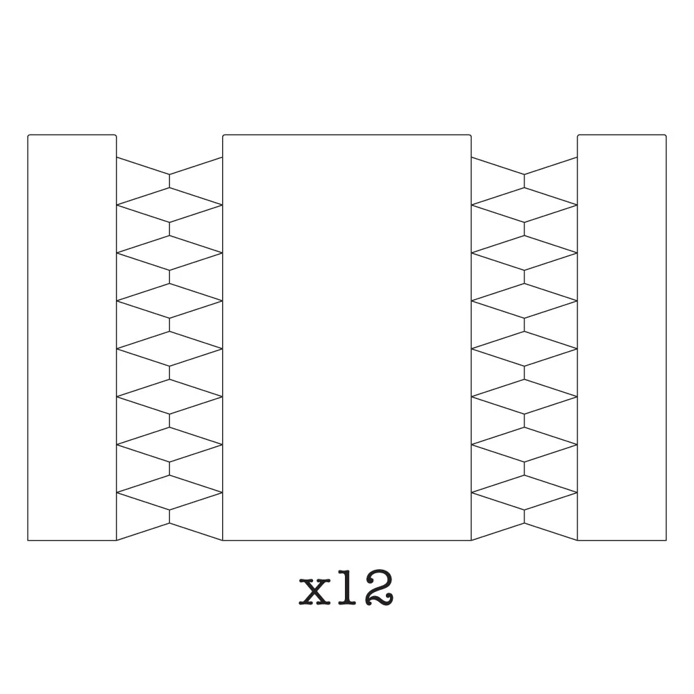 Christmas Cracker Card Blanks Pack Of 12
