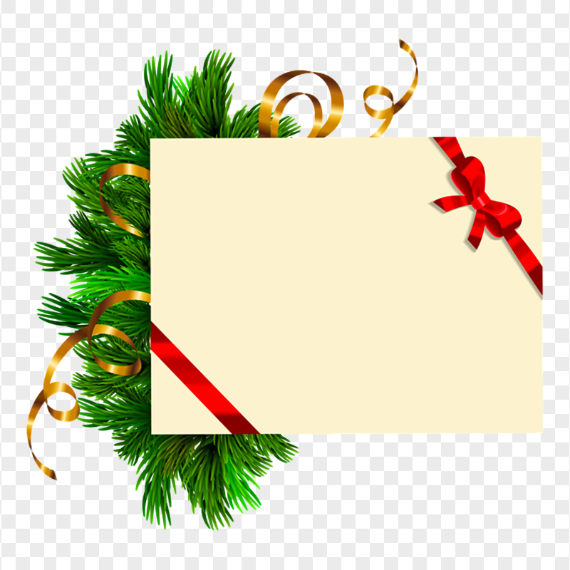 Christmas Decorated Greeting Card Png Image Christmas Decorated Greeting Card Png Image