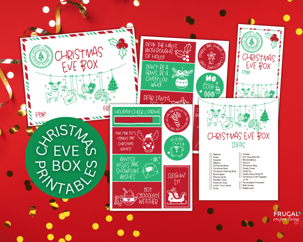 Christmas Eve Box Printable Christmas Eve Box Printable