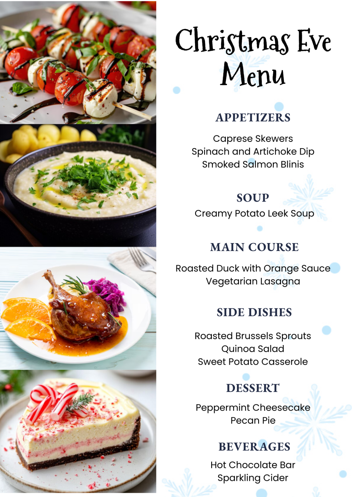 Christmas Eve Menu