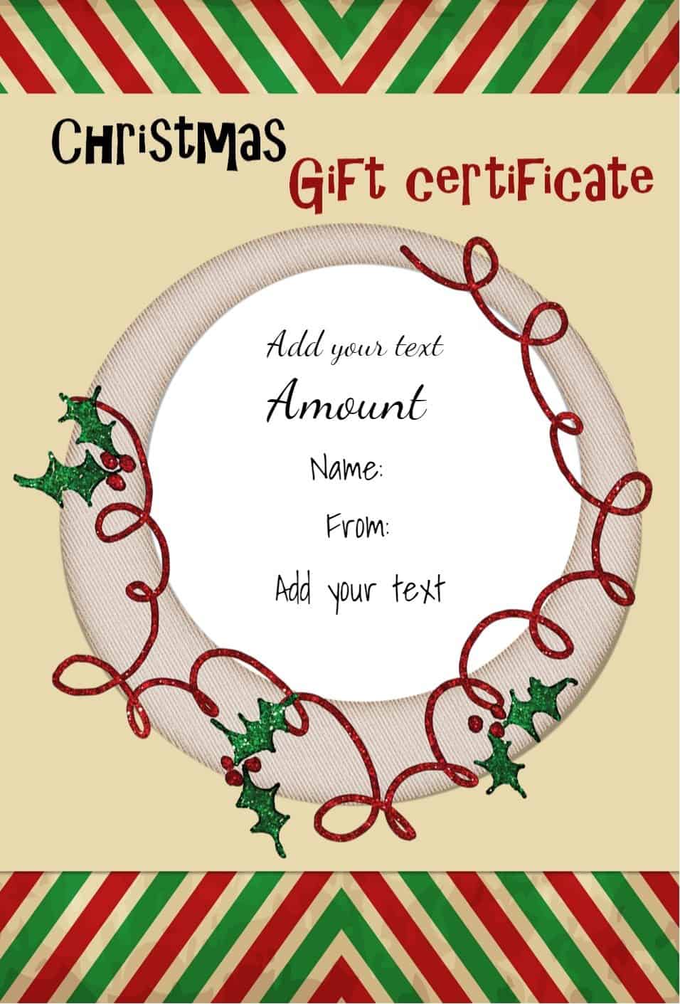 christmas certificate template free download christmas certificate template free download