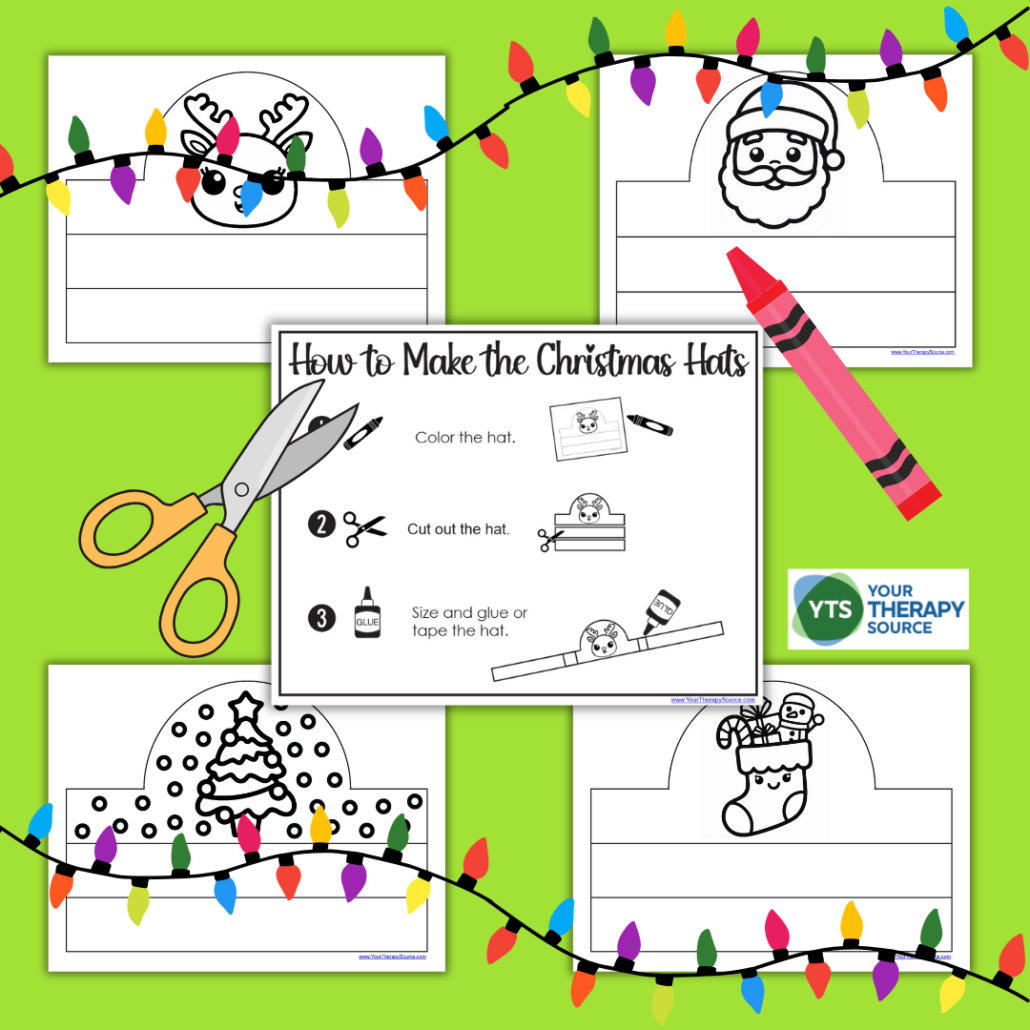 christmas headband craft template