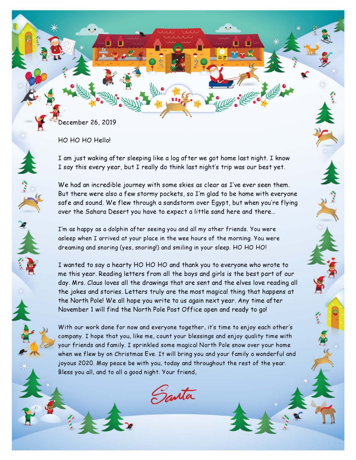 Christmas Letters Christmas Letters