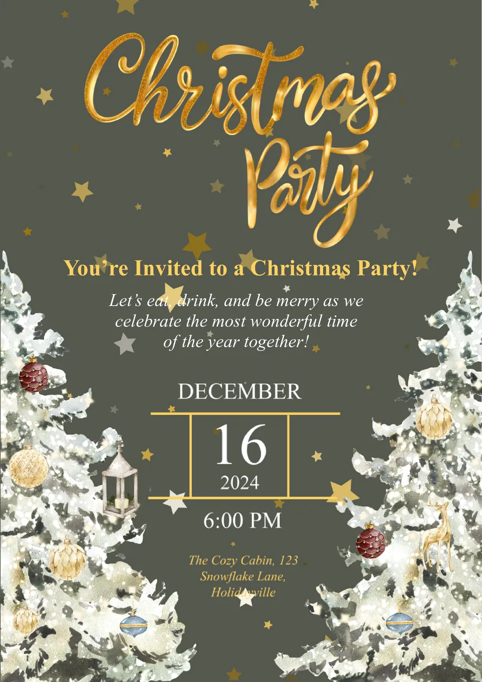 christmas party free templates