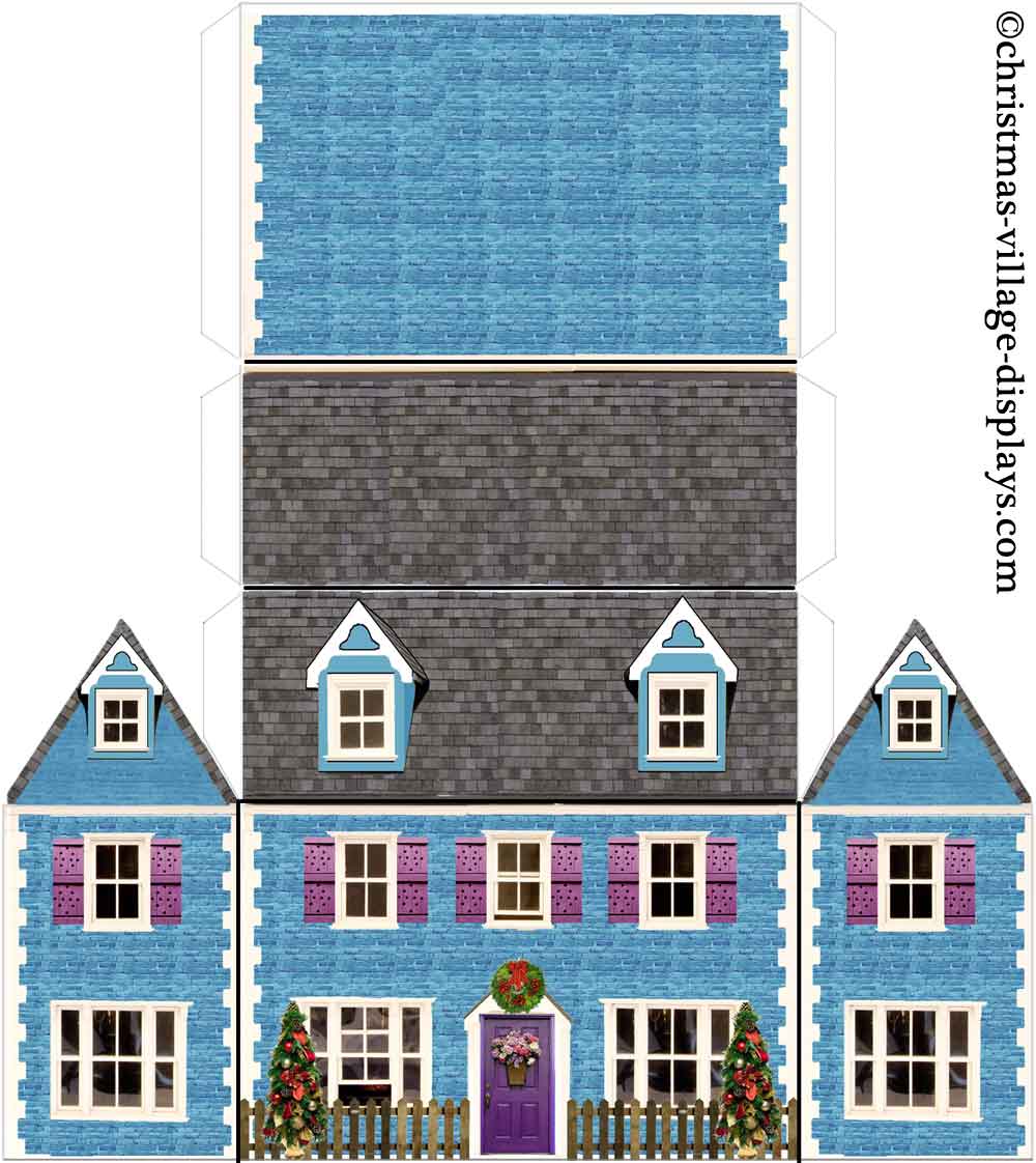Christmas Printable Houses