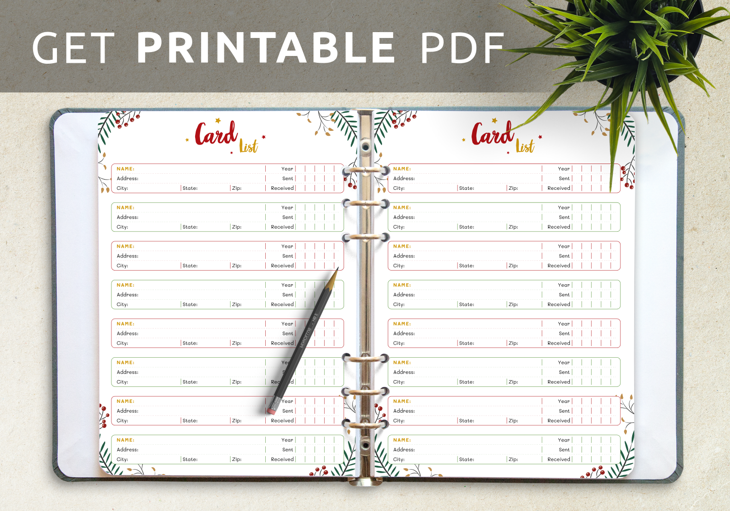 Christmas Style Card List Christmas Style Card List