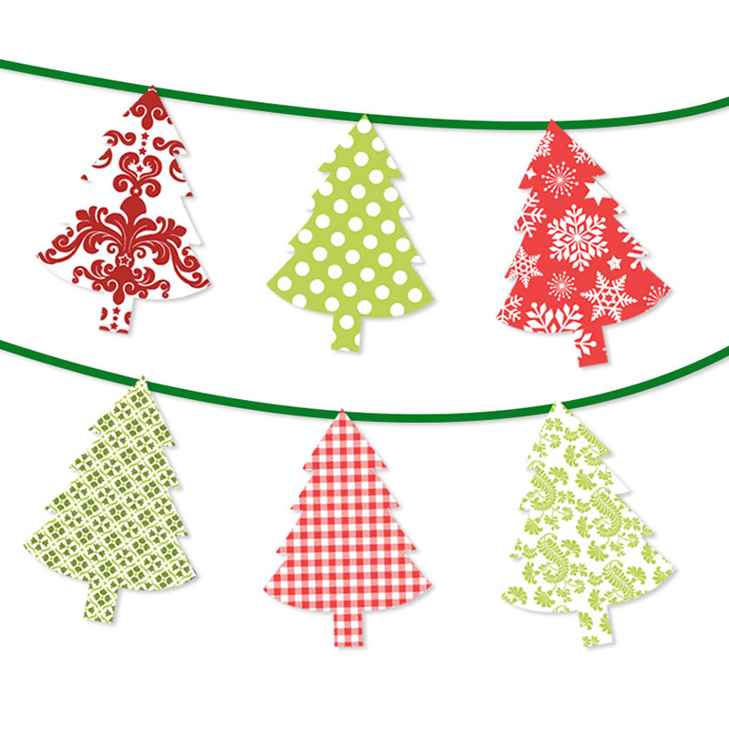 Christmas Tree Bunting Christmas Tree Bunting