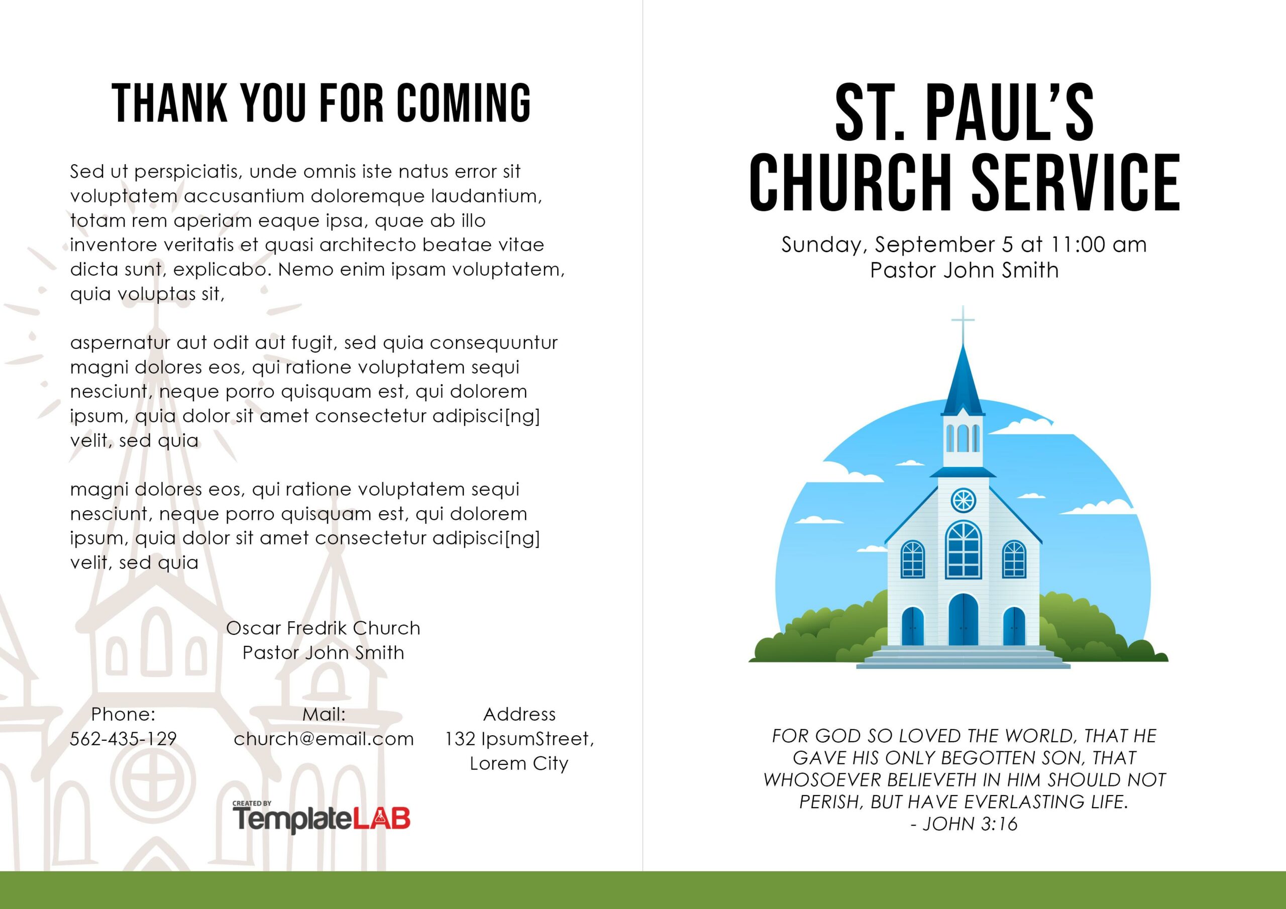 Church Bulletins Church Bulletins