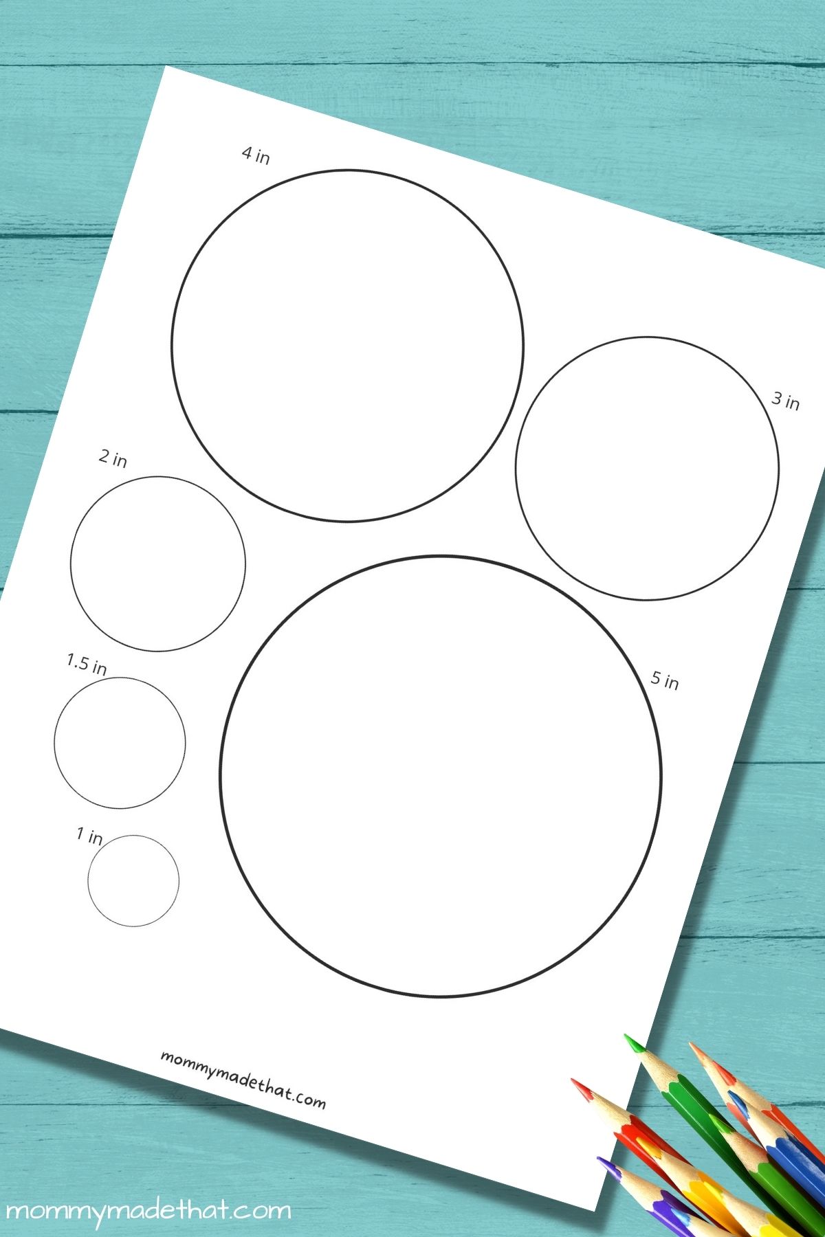free printable circle templates
